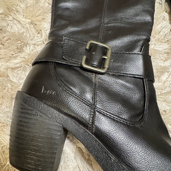 USED BOC Born Concept Lara Black Knee High Leather Black Boots C50409 Size 9 - Picture 14 of 16